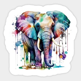 Colorful Elephant #3 Sticker